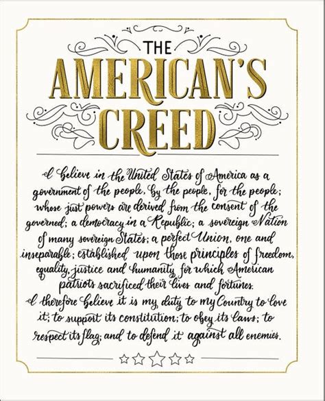 the americans creed words.